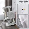 36" Cat Tree with Condo and Scratching Post Tower, Dark Gray